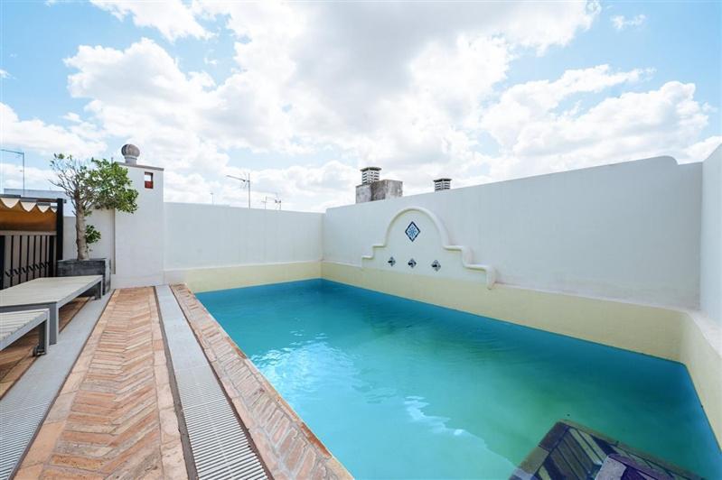 Casa Palacio Sxviii Con Piscina En Centro Historico De Sevilla Kültér fotó